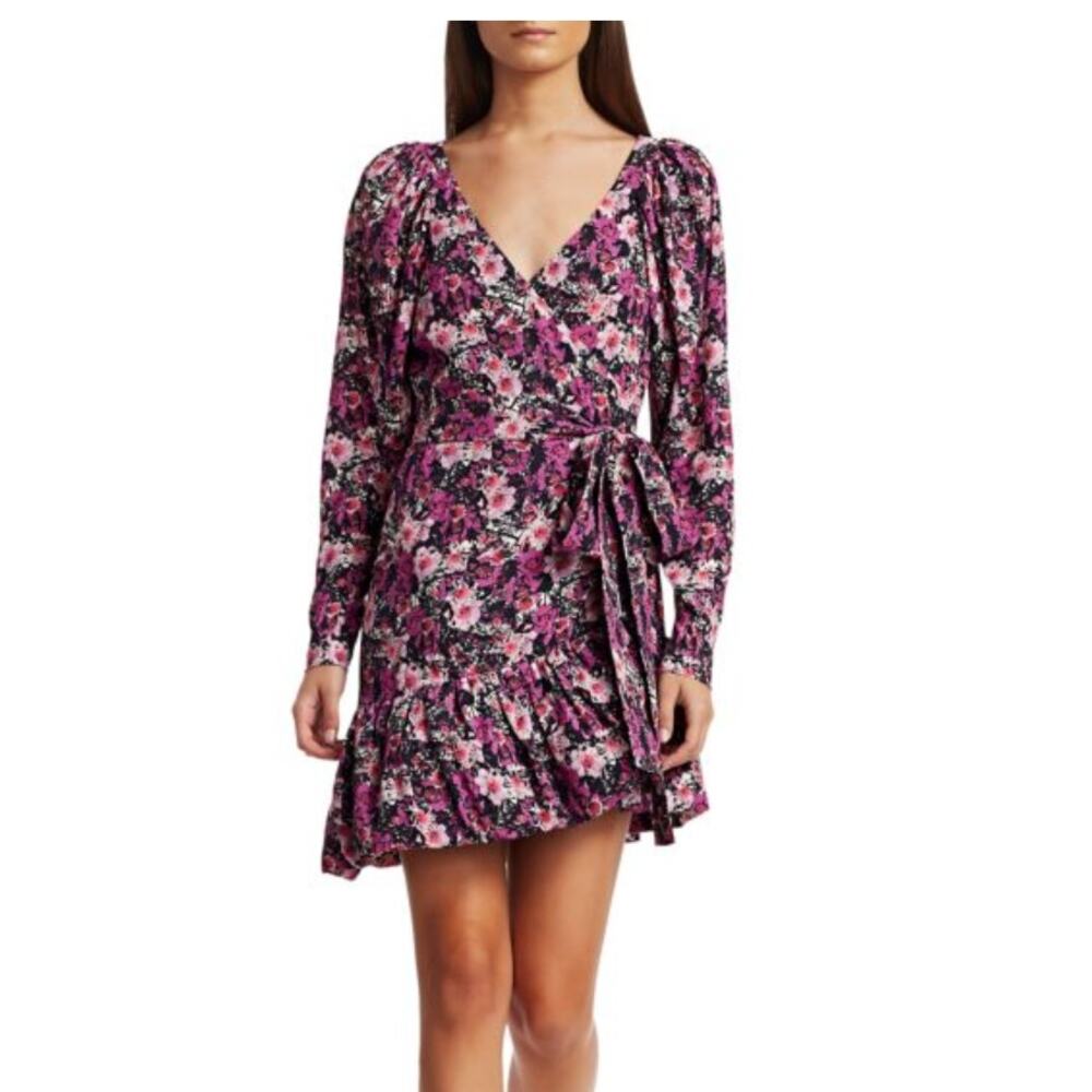 ROTATE floral wrap dress - NWT - 4
